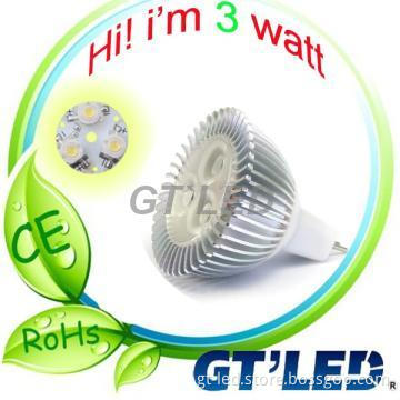 3W MR16 LED Spotlight from TOP 50 LED Manufacturer